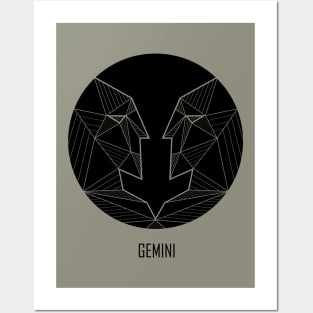 Gemini - Geometric Astrology Posters and Art